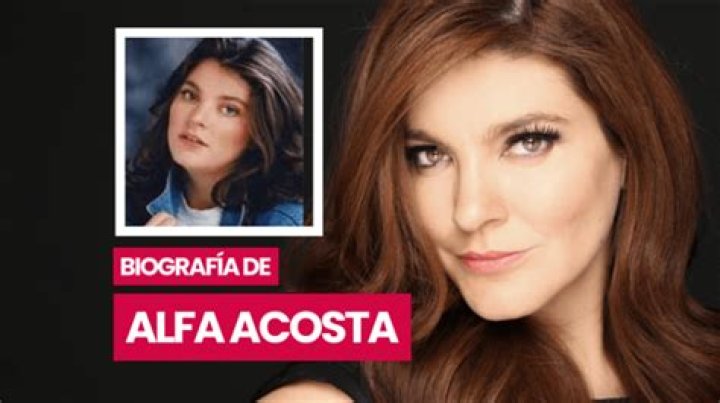 Alpha Acosta biografía, edad, altura, esposo, net worth, familia