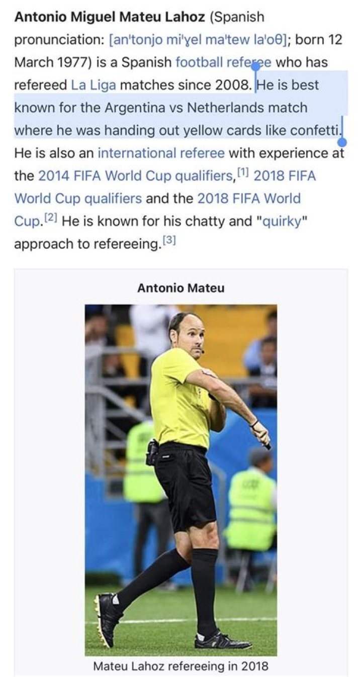 Antonio Mateu Lahoz Biography, Age, Height, Wife, Net Worth, Family