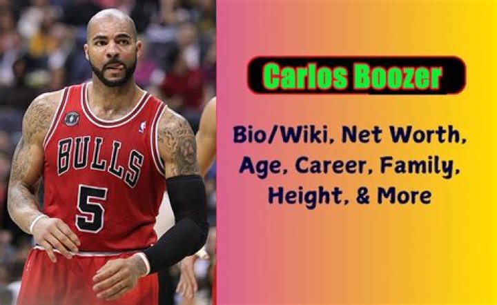 Carlos Boozer Biography, Age, Height, Wife, Net Worth, Family