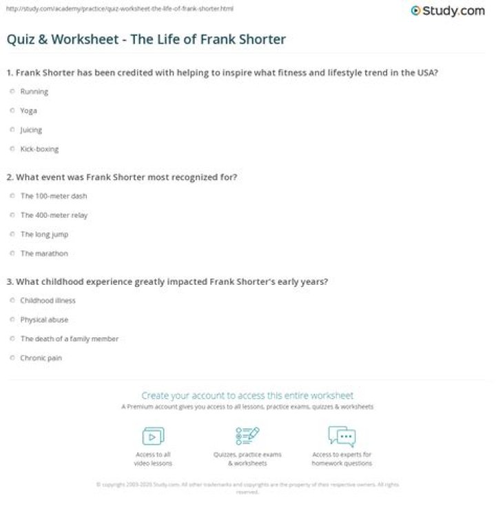 Frank Shorter Biography, Age, Height, Husband, Net Worth, Family