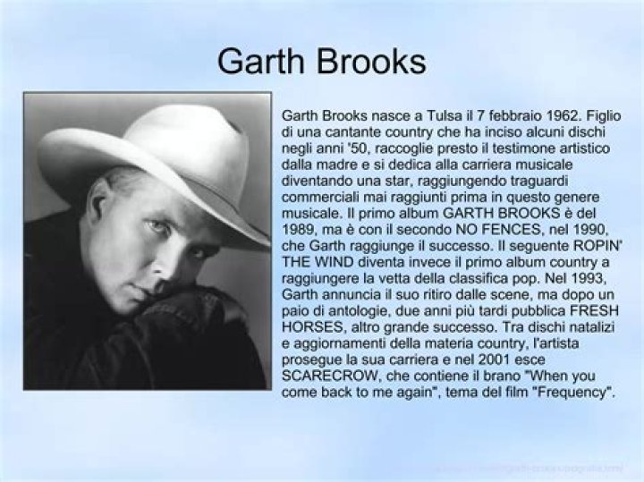 Garth Brooks biografía, edad, altura, esposo, net worth, familia