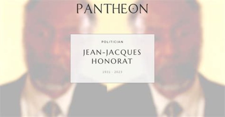 Jean-Jacques Honorat Biography, Age, Height, Wife, Net Worth and Family