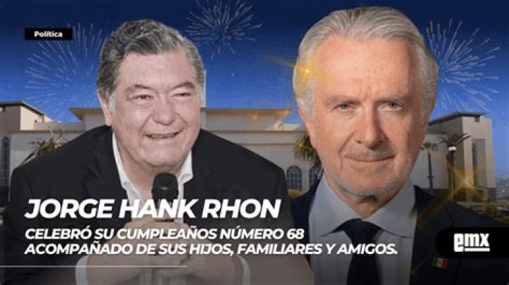 Jorge Hank Rhon biografía, edad, altura, esposo, net worth, familia