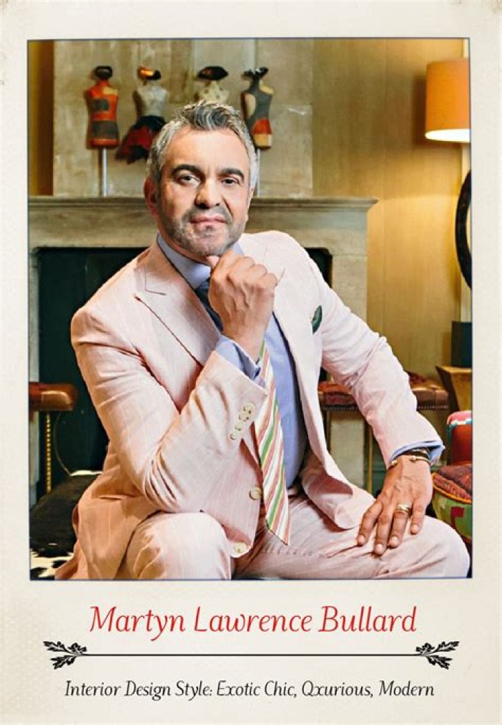 Martyn Lawrence Bullard biografía, edad, altura, esposo, net worth, familia