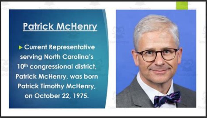 Patrick McHenry Biography, Age, Height, Wife, Net Worth, Family