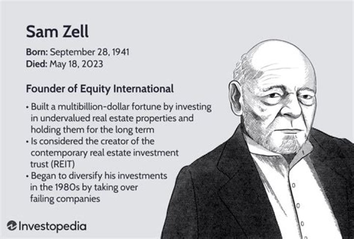Sam Zell biografía, edad, altura, esposo, net worth, familia