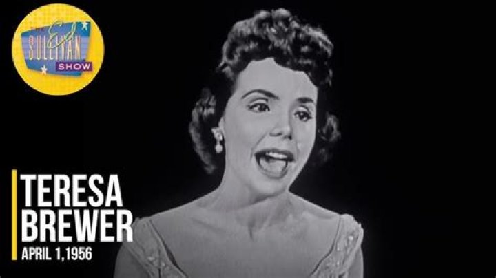 Teresa Brewer Biography, Age, Height, Husband, Net Worth, Family