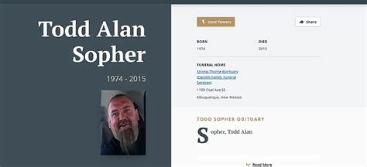 Todd Sopher biografía, edad, altura, esposo, net worth, familia