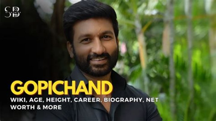 Tripuraneni Gopichand Biography, Age, Height, Husband, Net Worth, Family